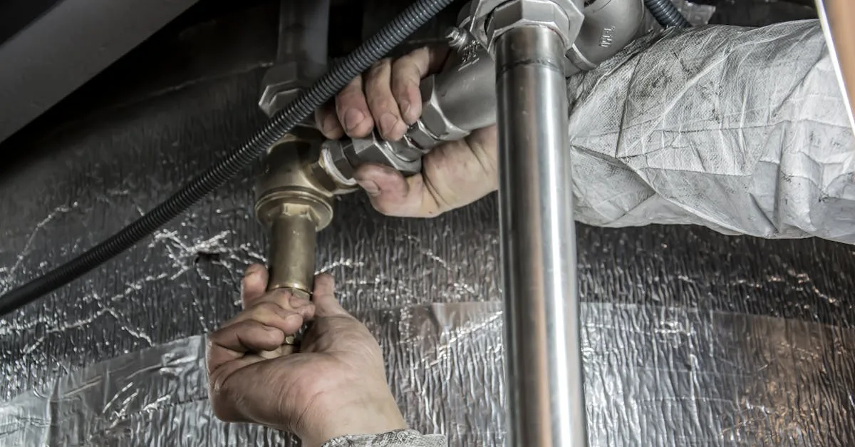 Garbage Disposal Repair work in progress